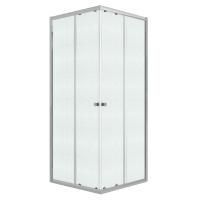 Душевое ограждение Niagara Eco NG-1009-14QMT (90х90х190) квадрат,раздвижное,хром,стекло матовое