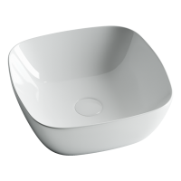 Умывальник Ceramicanova чаша накладная квадратная Element 400x400x140мм