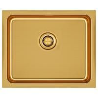 Мойка нерж. сталь VISTA 54, PM305444-BG, брашированное золото, 540х440мм, Paulmark