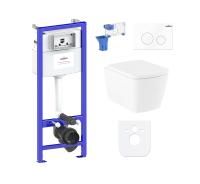 Комплект инсталляции и унитаза 7 в 1 Lavinia Boho Relfix Aveo Rimless 87040125
