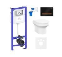 Комплект инсталляции и унитаза 7 в 1 Lavinia Boho Grance Hill Rimless 87561046