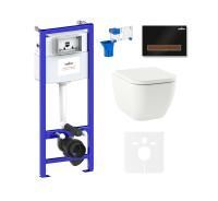 Комплект инсталляции и унитаза 7 в 1 Lavinia Boho Relfix One Rimless 75110124