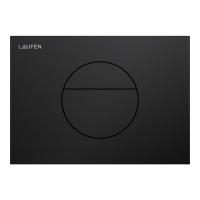 Laufen INEO SUNRISE Клавиша смыва, цвет: черный матовый 9.0011.2.716.000.1