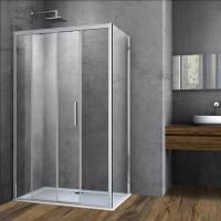 Душевой уголок Vincea Soft VSR-3SO9010CL, 1000*900, хром, стекло прозрачное