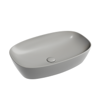 Умывальник Ceramicanova чаша накладная овальная (цвет Антрацит Матовый) Element 600x380x138мм