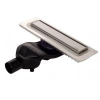 Желоб BERGES водосток B1 Keramik 300 матовый хром S-сифон D50 H60 боковой