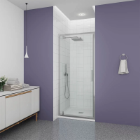 Душевая дверь Veconi Ottimo P30 CH, 900x1900, хром, стекло прозрачное