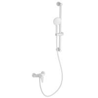 Смеситель для душа с гарнитуром WONZON & WOGHAND, Белый матовый (WW-AE3103-MW)