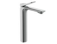 Смеситель для раковины Cersanit ODRA высокий однорычажный клик клак, 63054