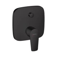 Hansgrohe Talis E Смеситель для ванны однорычажный скрытый монтаж со встроенной защитной комбинацией черный матовый 71474670