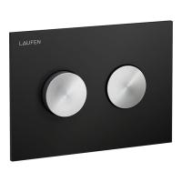 Laufen INEO GROOVE Клавиша смыва, панель: черный матовый, клавиши: PVD нерж. сталь матовая 9.0011.7.124.000.1