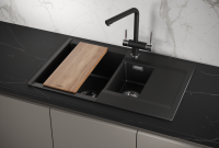 Мойка для кухни Granula Estetica 7808 турмалин, 78х50 см, прямоугольная