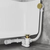 Сифон для ванны RoxenBath R70C-G Click-Clack с функцией верхней очистки