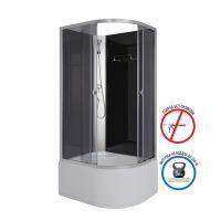 Душ.каб. Niagara Eco E90/80/40L/TN/BK (900х800х1950) 4 места