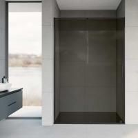 Душевая дверь Vincea Arno VPS-1A120CGB, 1200, черный, стекло тонированное