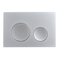 Кнопка смыва Veconi FLUSH V2, FLV2-CM, 240х162х10, пластик, хром матовый