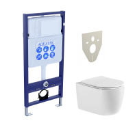 Комплект инсталляции с унитазом AQUATEK ЕВРОПА NEW AQ1106-00 Standard