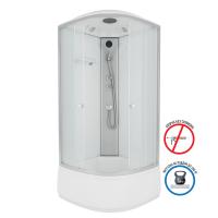 Душевая кабина Niagara Eco E80/40/MT (80х80х215) высокий поддон(40см),стекло матовое,