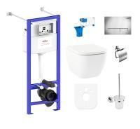 Комплект инсталляции и унитаза 9 в 1 Lavinia Boho Relfix One 97020110