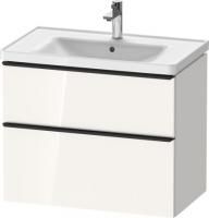 Тумба под раковину Duravit D-Neo 80 см DE435502222 подвесная, белый глянец