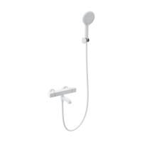 Смеситель для ванны с душем и термостатом WONZON & WOGHAND, Белый матовый (WW-B2016-A1-MW)