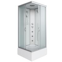 Душевая кабина Niagara Classic NG-1108-14G 90х90х215, средний поддон 26 см, стекло матовое с полкой