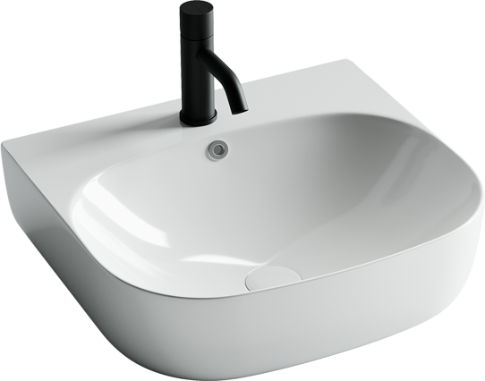 Умывальник Ceramicanova чаша накладная овальная Element 480x350x130мм