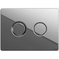 Кнопка Cersanit ACCENTO CIRCLE для AQUA 50 пневматическая пластик хром глянцевый, P-BU-ACN-CIR/Cg