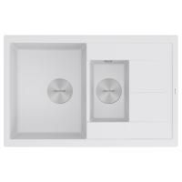 Мойка FLUGEN 60/1,5, IT-GRANIT, PM237850-WH, белый, 775х495 мм, Paulmark