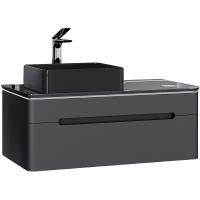 Тумба под раковину Jorno Shine 100 Shi.01.100-M/P/A антрацит