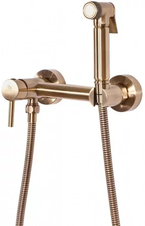 Смеситель с гигиеническим душем Grocenberg GB103N Бронза