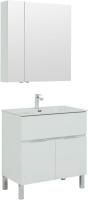 Мебель для ванной Aquanet Алвита New 80 1 ящик, 2 дверцы, белый матовый