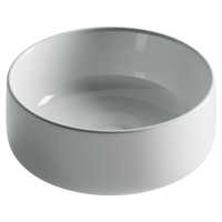 Умывальник Ceramicanova чаша накладная круглая Element 355x355x150мм