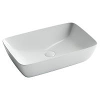 Умывальник Ceramicanova чаша FORM накладная прямоугольная 590x400x145мм