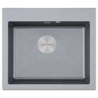 Мойка KANTE 60, IT-GRANIT, PM106052-GRM, серый металлик, 600х520 мм, Paulmark