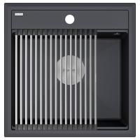 Мойка STEPIA 50, IT-GRANIT, PM115051-AN, антрацит, 500х510, Paulmark