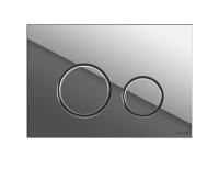 Кнопка Cersanit TWINS для LINK PRO/VECTOR/LINK/HI-TEC пластик хром глянцевый, 63523