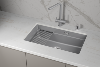 Мойка для кухни Granula Kitchen Space 7303iU алюминиум, 73х45 см, прямоугольная