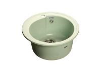 Кухонная мойка GranFest RONDO R-450 салатовый