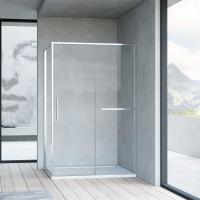 Душевой уголок Слим Софт (Slim Soft) VSR-1SS9015CL, 1500*900, хром, стекло прозрачное