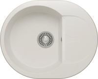 Кухонная мойка Polygran ATOL-620 №36 Белый Хлопок