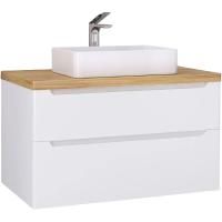 Тумба под раковину Jorno Wood 100 wood.01.100/P/W белый