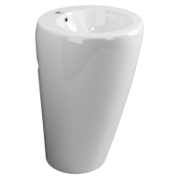 Умывальник Ceramicanova-моноблок, 1 отверстие под смеситель