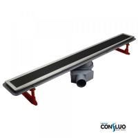 Душевой лоток Pestan Confluo Premium Line 300 Black Glass, 13000290