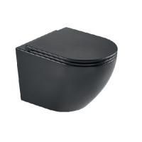 Унитаз подвесной WeltWasser WW MERZBACH 043 MT-BL черный матовый