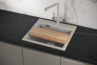 Мойка для кухни Granula Estetica 5201 базальт, 52х50 см, прямоугольная