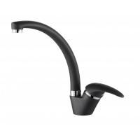 Смеситель для кухни AquaSanita Ambra 2813 601 black metallic