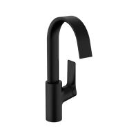 Hansgrohe Vivenis Смеситель для раковины 210 с поворотным изливом без сливного гарнитура черный матовый 75032670