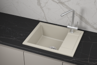 Мойка для кухни Granula 6002 креман, 60х50 см, прямоугольная