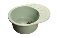 Кухонная мойка GranFest RONDO R-580L салатовый